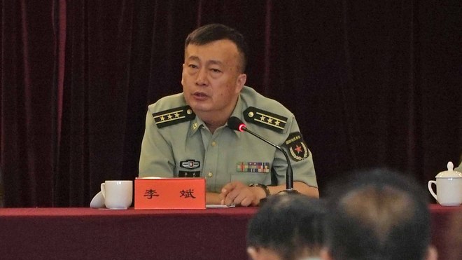 区委常委、人武部长李斌同志做主题发言