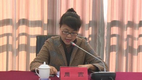 区政府代区长周燕主持会议