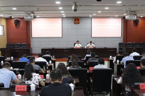 6月2日，官渡区委常委班子党史学习教育集中学习读书班举行结业仪式  栗莉摄