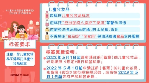 儿童化妆品标签要求-1