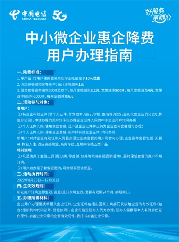 中小微企业惠企降费用户办理指南