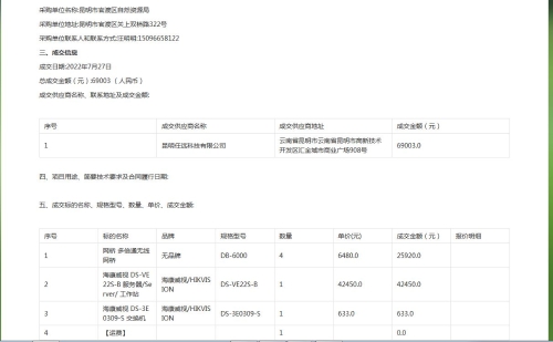 成交结果公示2