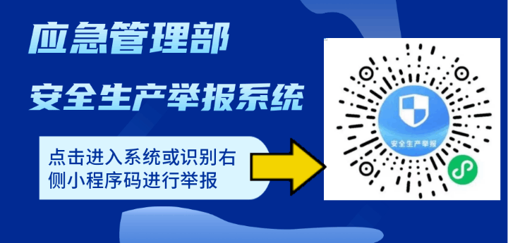 应急管理局安全生产举报系统