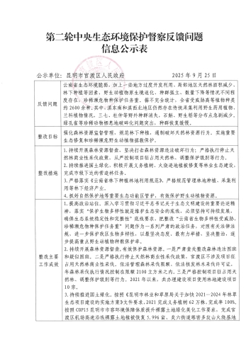 第二轮中央生态环境保护督察反馈问题验收公示表(已盖章）_01